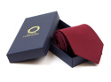Geschenkbox für eine Krawatte marineblau slim