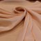 Gold Pink Silk Scarf - Georgette, 200x65cm