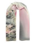 SZ-210 Hand-painted silk scarf, 135x30 cm (2)