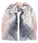 SZM-011 Hand-painted silk scarf, 250x90 cm (1)