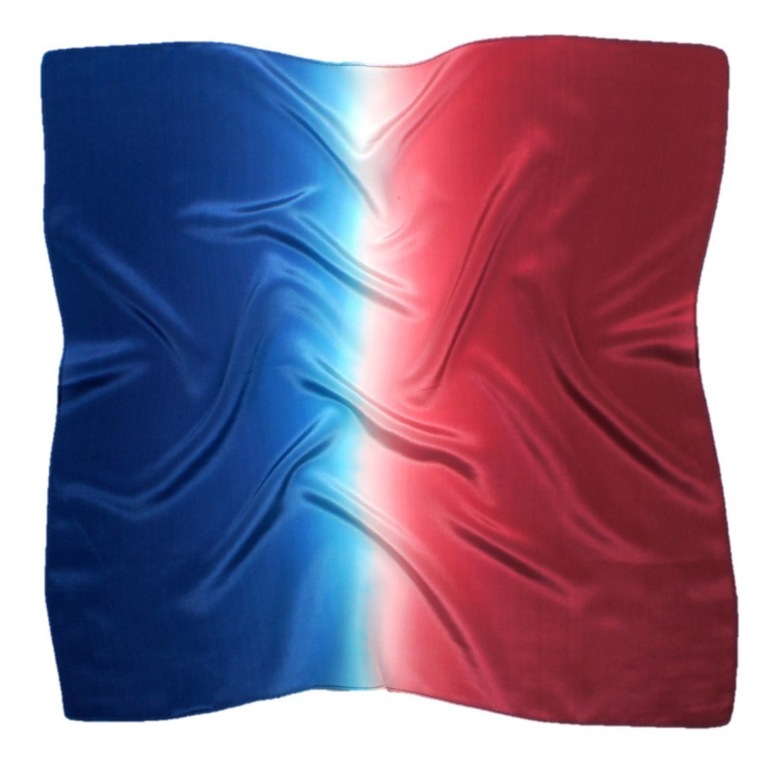AC9-051 Hand-shaded silk scarf, 90x90cm