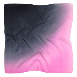 AC9-080 Hand-shaded silk scarf, 90x90cm