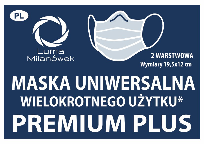 Premium Plus Protective Mask - with silver ions 1 pc.