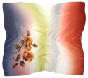 AM-457 Hand-painted silk scarf, 90x90cm(1)