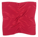 Men's silk neck scarf burgundy, 67x67cm