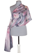 SZM-041 Hand-painted silk scarf, 250x90 cm (1)