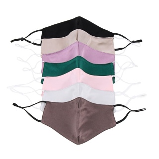 Hypoallergenic Silk Protective Face Mask - Black