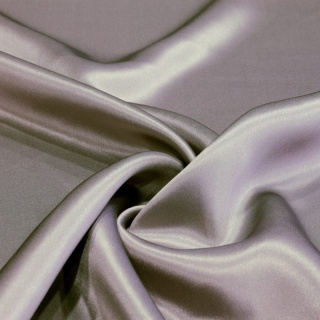 Violet-Beige silk satin scarf, 55x55cm AS5-011