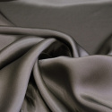 AS5-013 Graphite silk satin scarf, 55x55cm