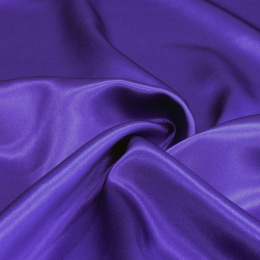 Cobalt silk satin scarf, 90x90cm