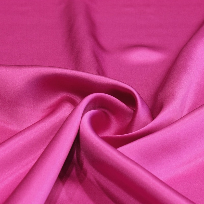 Pink silk satin Scarf, 90x90cm