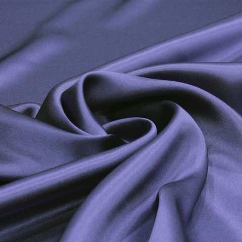 Sapphire and Navy Bluesilk satin scarf, 70x70cm