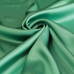 Emerald Green silk satin scarf, 90x90cm