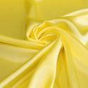 Yellow silk satin scarf, 90x90cm