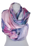 SZM-056 Hand-painted silk scarf, 250x90 cm (3)