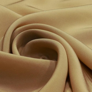 Dark beige Crepe Silk Scarf, 180x45cm SZK-206