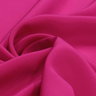 Fuchsia silk crepe scarf, 180x45cm SZK-215