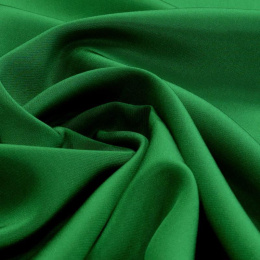 Grass-green Silk Crepe Scarf, 170x45cm