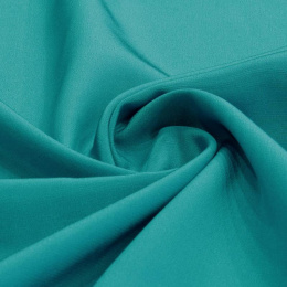 Turquoise Crepe Silk Scarf, 90x90cm