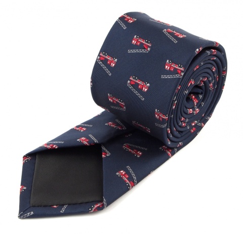 KM-100 Krawat Granatowy Wóz Strażacki (2)