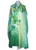 SZM-074 Hand-painted silk scarf, 250x90 cm(2)
