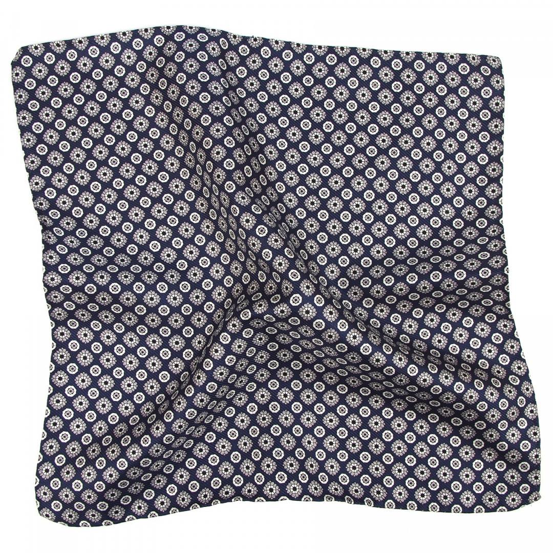 PJ-150 Silk Pocket Square with a Pattern(2)