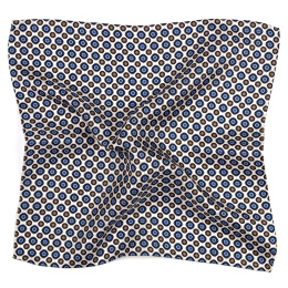 PJ-176 Silk Pocket Square with a Pattern