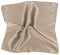 TWILL dark beige hand-trimmed silk pocket square 30x30 cm