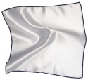 PJ-179 White Silk Pocket Square(2)