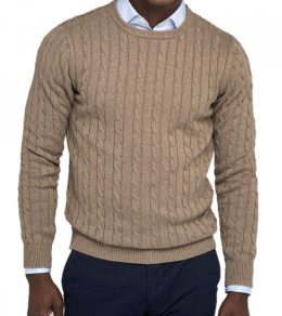 ST-005 Light Beige Men's Sweater