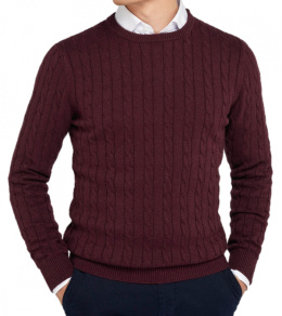 ST-006 Burgundy male sweater