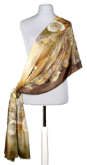 SZM-007 Hand-painted silk scarf, 250x90 cm(3)