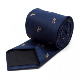 Navy Tie for the Hunter with a Deer