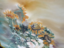LM-002 Painting on Silk - Luma Milanówek, 96x96 cm