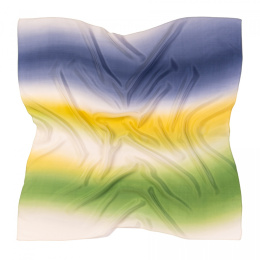 AC9-090 Hand-shaded silk scarf, 90x90cm