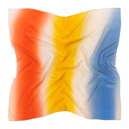 AC9-113 Hand-shaded silk scarf, 90x90cm