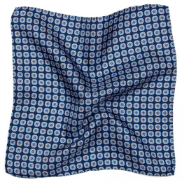 PJ-183 Silk Pocket Square with a Pattern