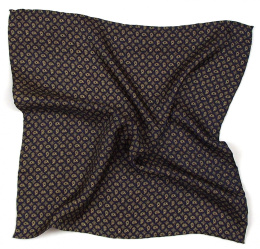 PJ-186 Silk Pocket Square with a Pattern