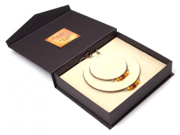 BB.06 Necklace - Pendant with Baltic amber (pr.925)