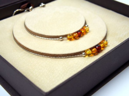 BB.06 Necklace - Pendant with Baltic amber (pr.925)