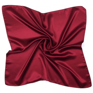 Burgundy silk satin scarf, 70x70cm AS7-006