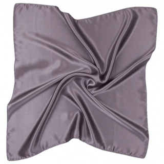 Violet-Beige silk satin scarf, 70x70cm AS7-011