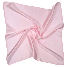 Light pink Satin Scarf, 55x55cm