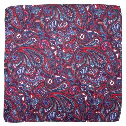 PJ-188 Silk Pocket Square with a Pattern
