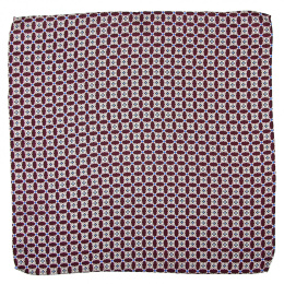 PJ-192 Silk Pocket Square with a Pattern