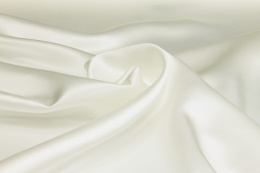SKO-035 White Silk Satin Scarf 160x43cm