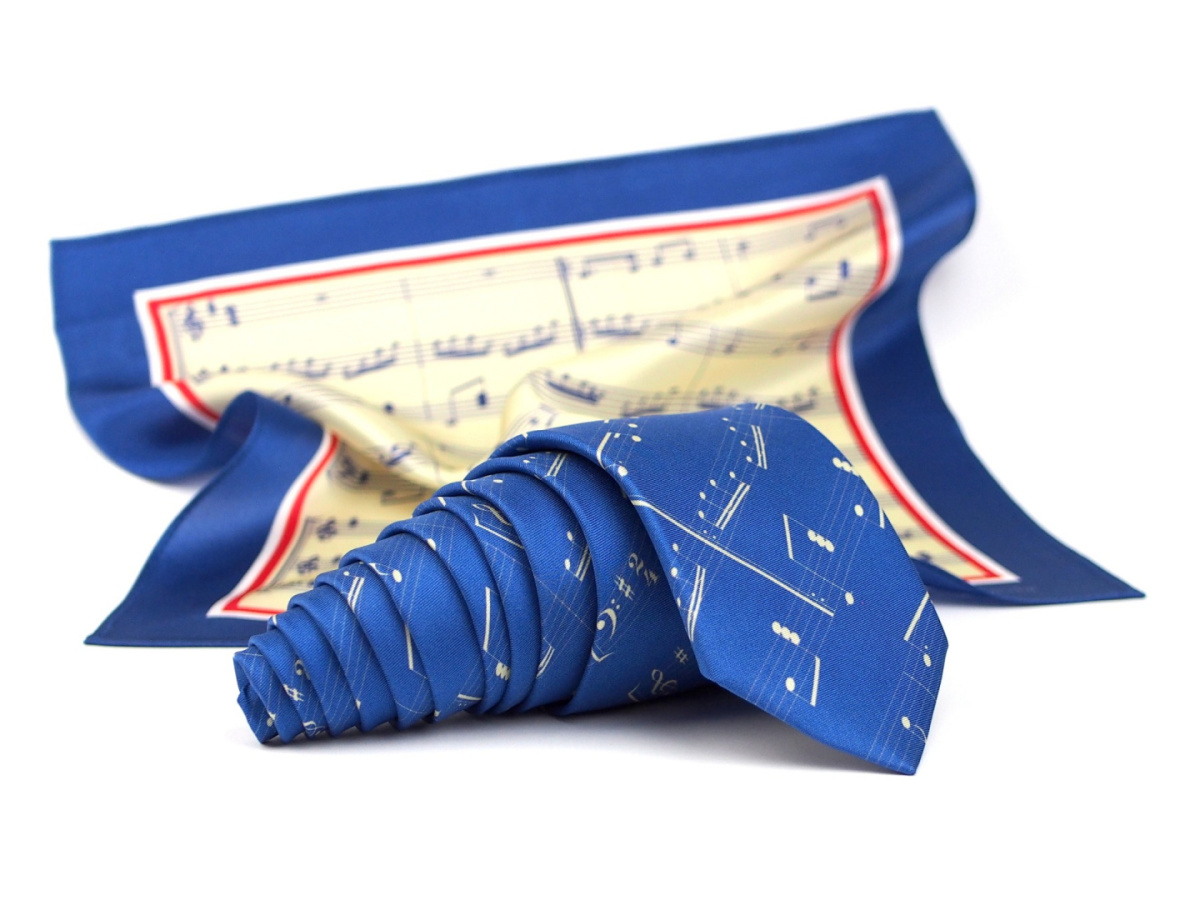 ZKP-011 Set of tie, pocket square and gift box Moniuszko - Prząśniczka (5)