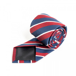 KM-112 Burgundy striped tie