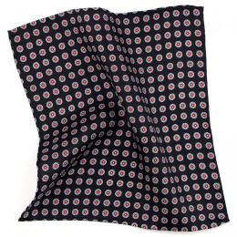 PJ-207 Silk Pocket Square with a Pattern