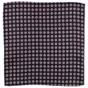 PJ-207 Silk Pocket Square with a Pattern(2)